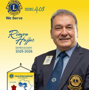 PCG Rimon HAJJAR – Président du Conseil des Gouverneurs DM 403
